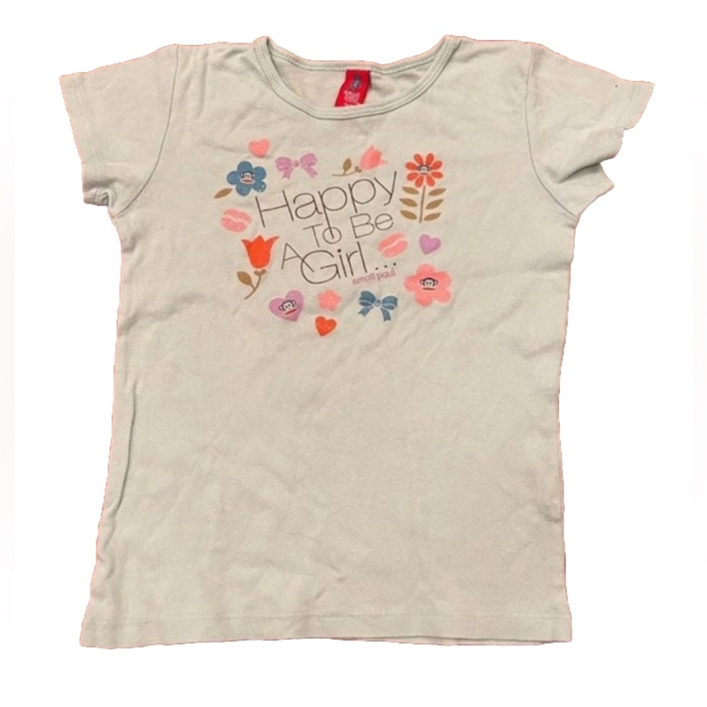Paul Frank Toddlers 4T Julius Floral Glitter Tee 2007